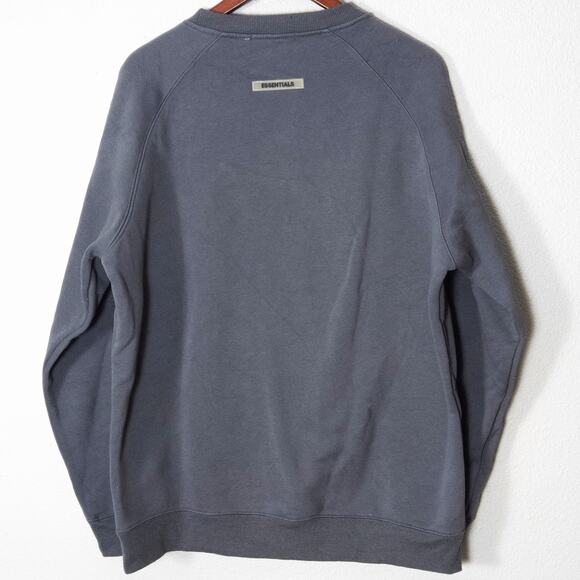 Fear of God Essentials Crewneck Sweatshirt Gray Size XXL Streetstyle - Picture 2 of 10